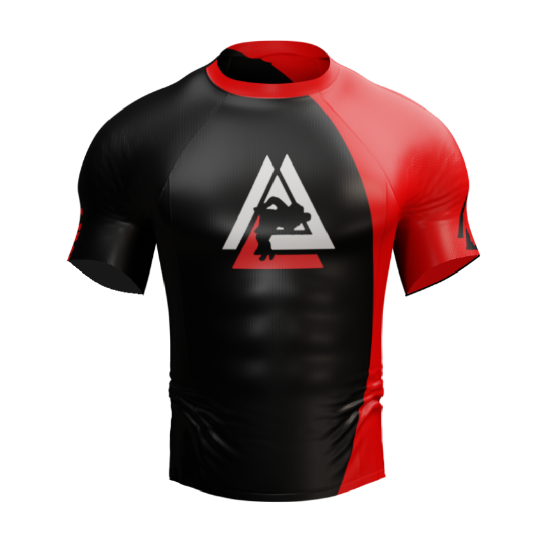 LIMITLESS EFFORT | RED/BLACK RASHGUARD V1