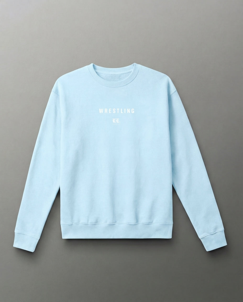 Limitless Effort "Wrestling" Embroidery Crew Neck