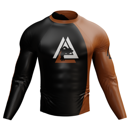 LIMITLESS EFFORT | BROWN RASHGUARD V1