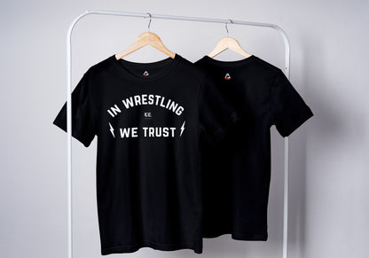 INWRESTLING WE TRUST T-SHIRT | BLACK