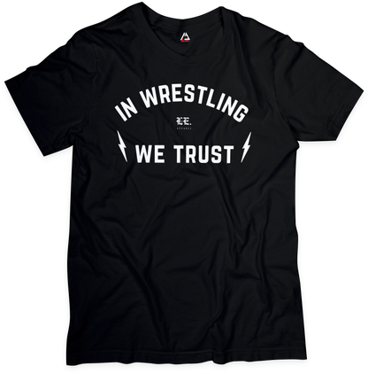 INWRESTLING WE TRUST T-SHIRT | BLACK